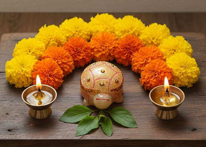 Decorative Crystal Turtle Idol